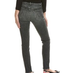 MOTHER Dazzler Hover Mid-Rise Straight-Leg Jeans Under the Bleachers NEW